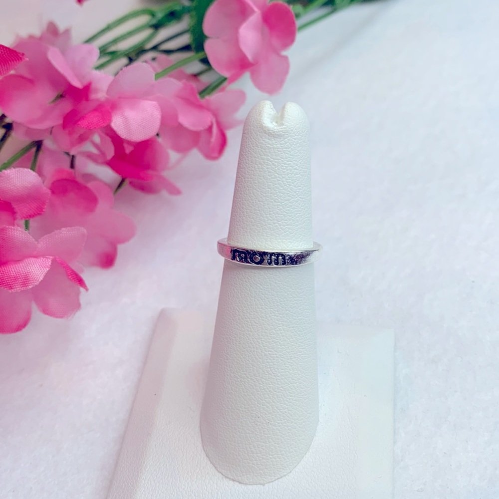 Silver Mom Ring